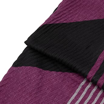 https://tjcuk.sirv.com/Products/85/1/8519203/Large-Diagonal-Stripe-Crinkle-Frayed-Scarf-Size-90-x-180-Cm-Berry_8519203_3.jpg?w=342&h=342