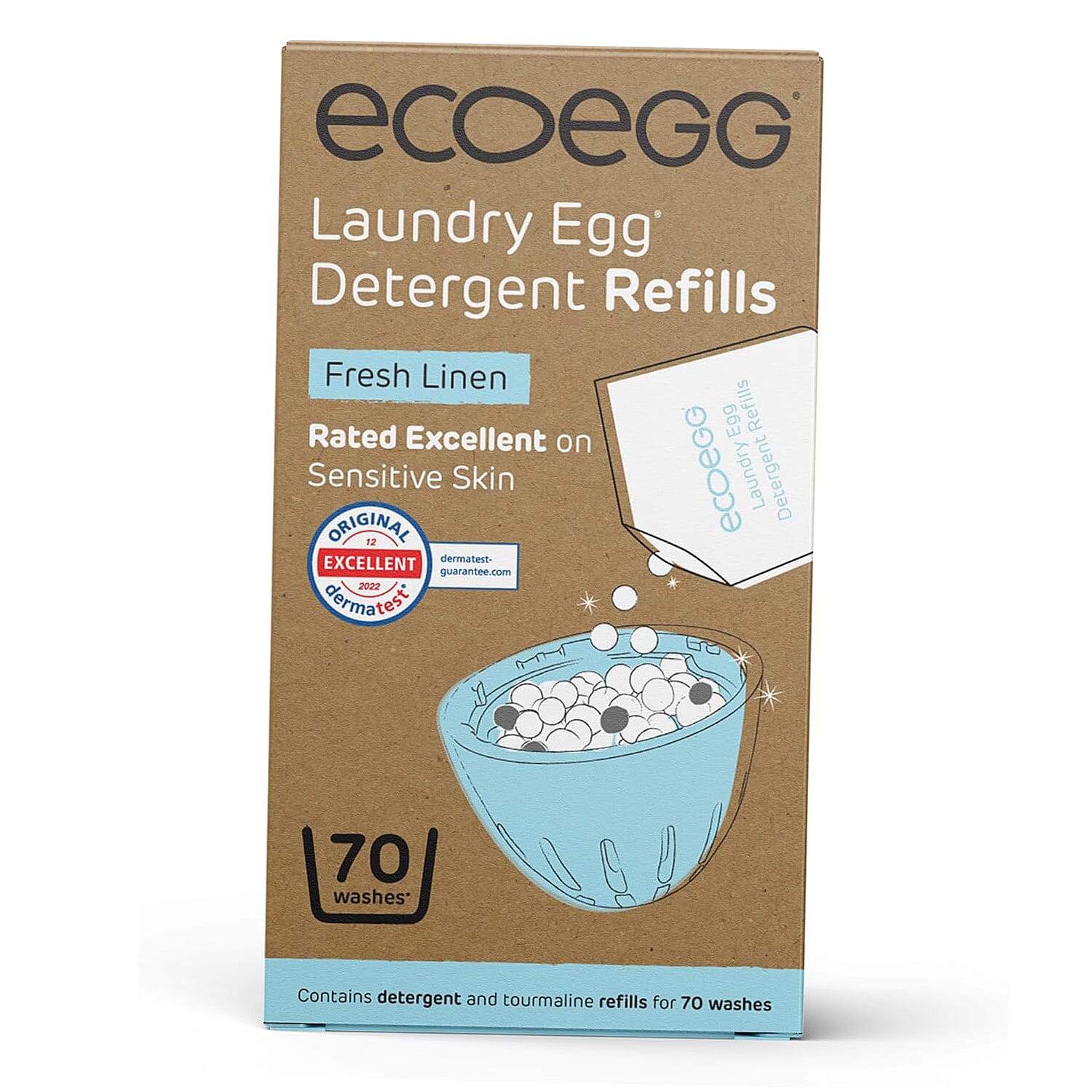 Fresh Linen Laundry Egg Detergent Refill - 70 washes