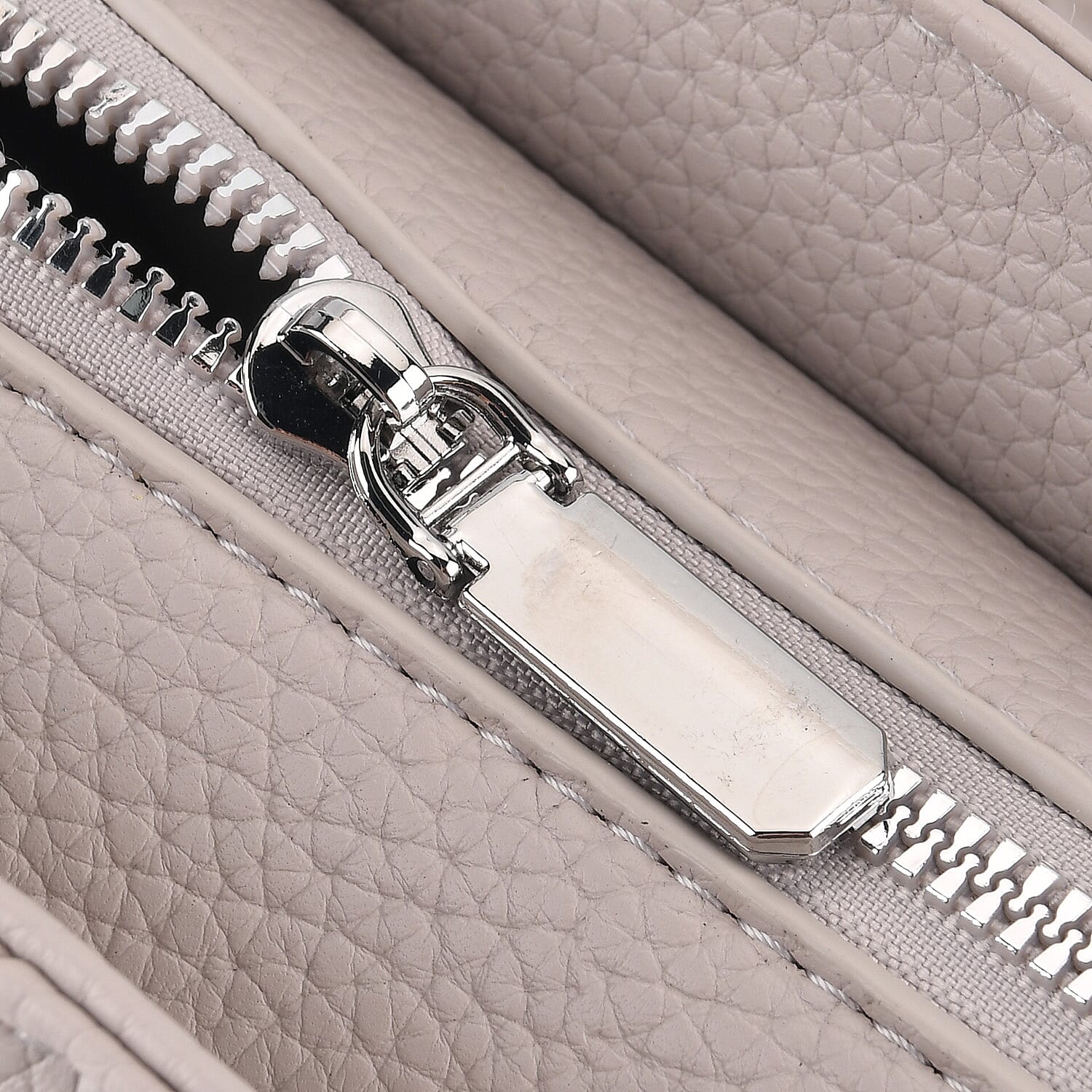 Designer Inspired - Dual-Handle Convertible Crossbody & Shoulder Handbag - Grey