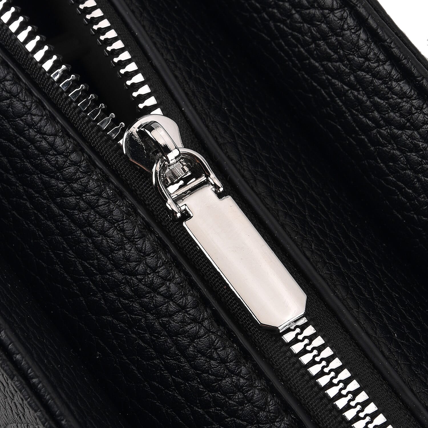 Designer Inspired - Dual-Handle Convertible Crossbody & Shoulder Handbag - Black