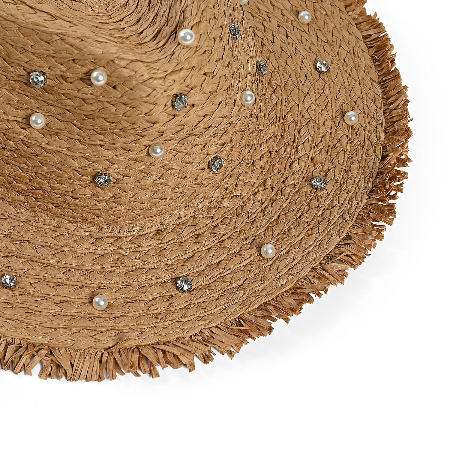 Paper Patterned Hat, Cap and Earmuff (Size 58x1 cm) - Khaki
