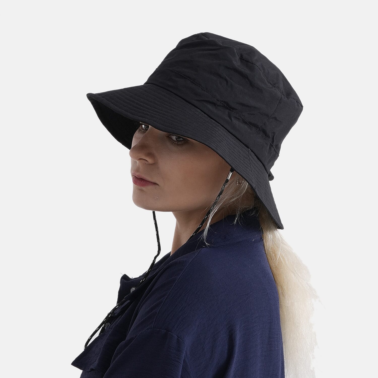 Lifestyle Foldable Sun Hat (58cm) - Black