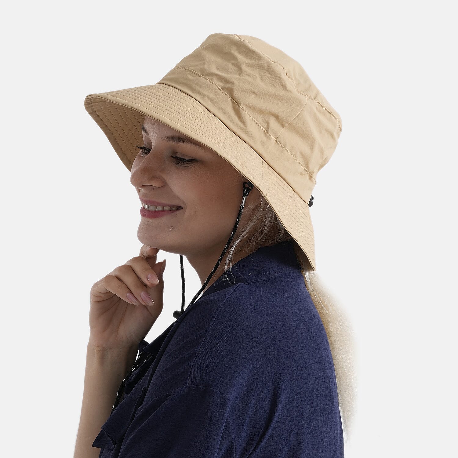 Lifestyle Foldable Sun Hat (58cm) - Beige