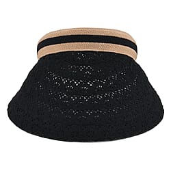 Lifestyle 100% Paper Floral Texture Straw Hat (57-58cm) - Pink
