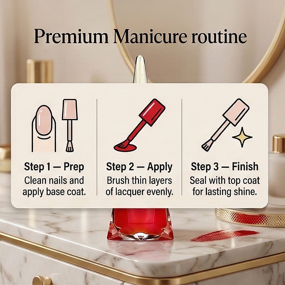 NAIL POLISH - Lacquer (12ml) - HELENA (Red)