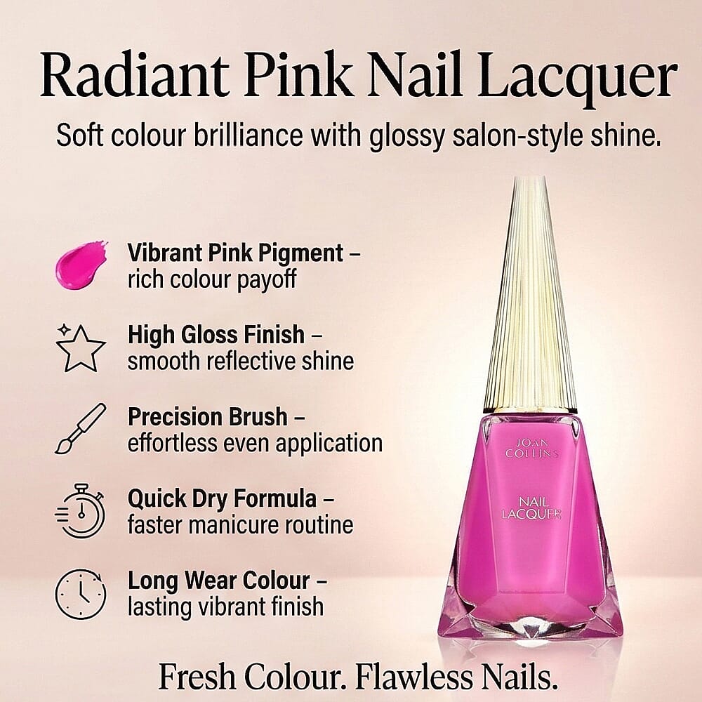 NAIL POLISH - Lacquer (12ml) - FONTAINE (Hot Pink)