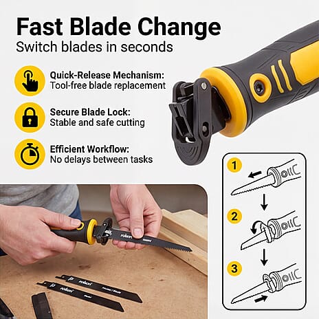 3-in-1 Quick Change Multi-Purpose Saw