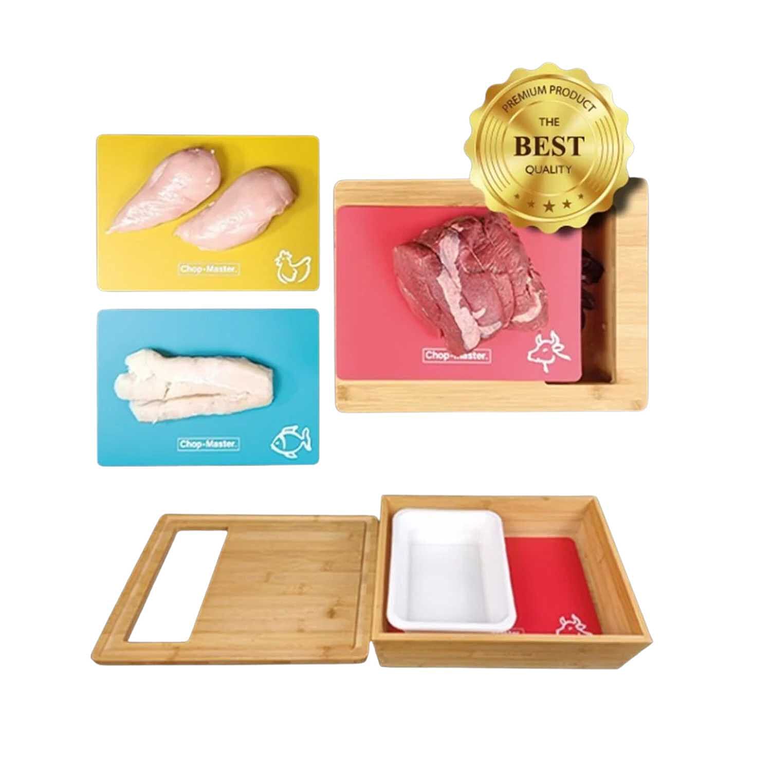 Chop-Master-Complete-Chopping-Board-System-with-Chopping-Mats-Trays