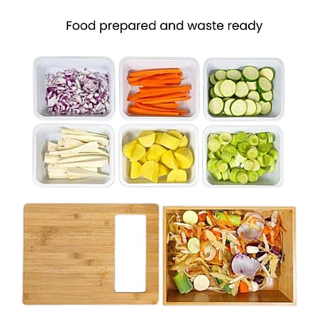 Chop Master Complete Chopping Board System with Chopping Mats - Trays