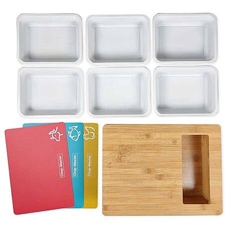 Chop Master Complete Chopping Board System with Chopping Mats - Trays