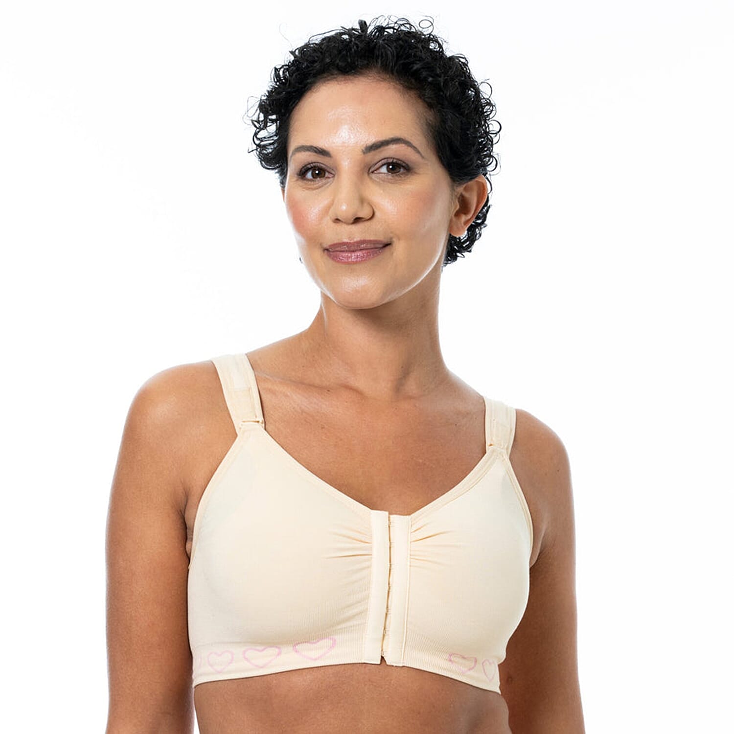 Cancer Research UK Post-Surgery Front Fastening Full Coverage Wide Straps Comfort Bra