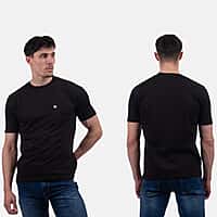 Charles Norton Chest Pocket T-Shirt (Size M, Fit 12 to 14) - Black
