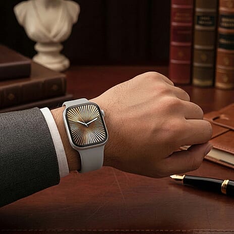 HW X PRO Smartwatch 2.01 inch TFT Display, IP67 Waterproof, Wireless Charging, Health Monitor, Bluetooth 5.2 and AI Features - Black