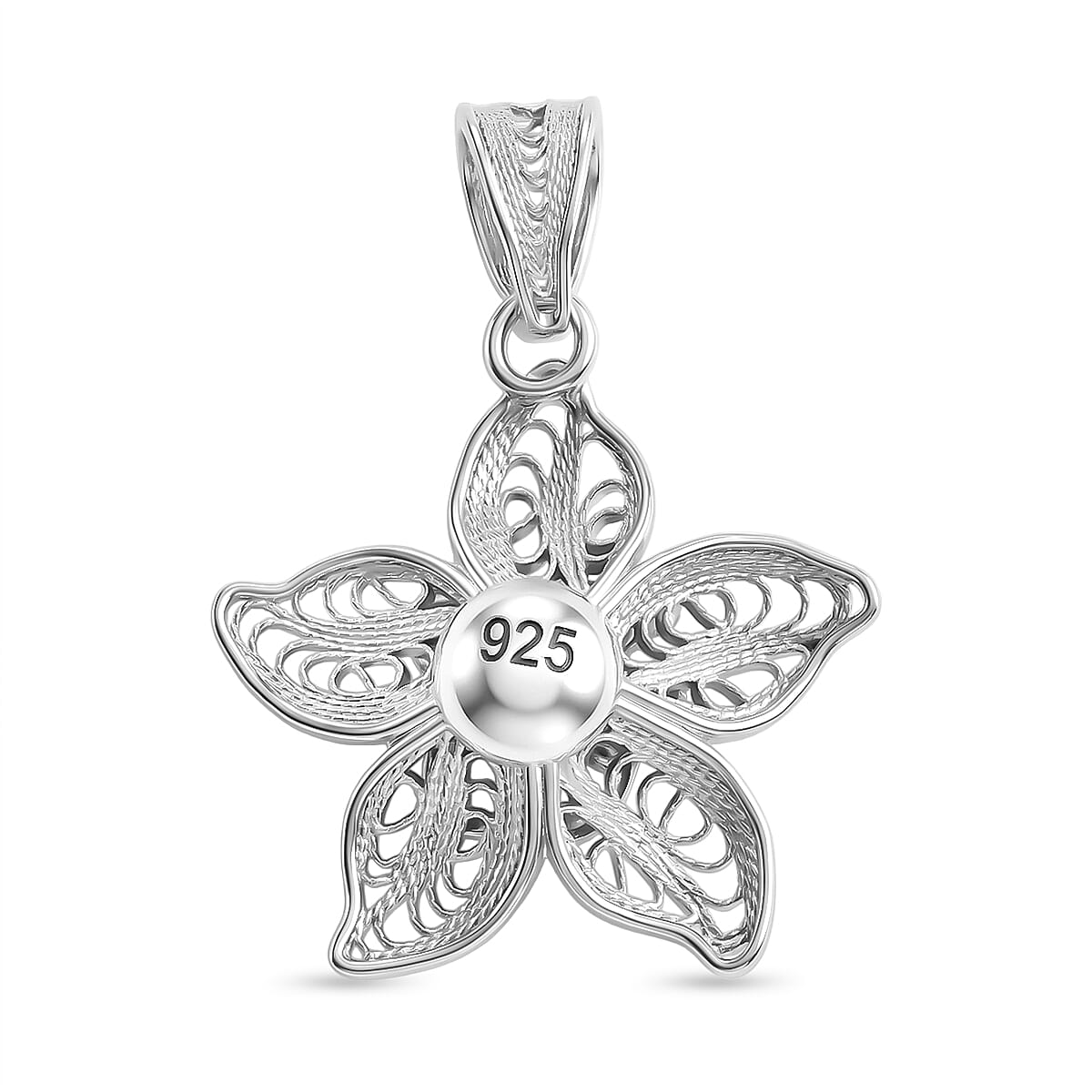 Royal Bali Collection - Sterling Silver Star Pendant