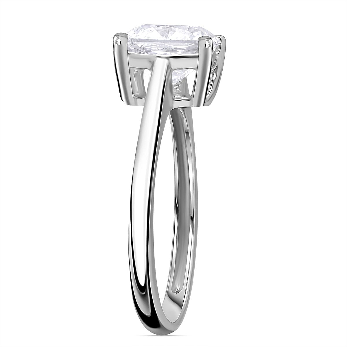 950 Platinum VS Lab Grown Diamond GH, VS Solitaire Diamond Ring, Platinum Wt.4 Gms  2.000  Ct.