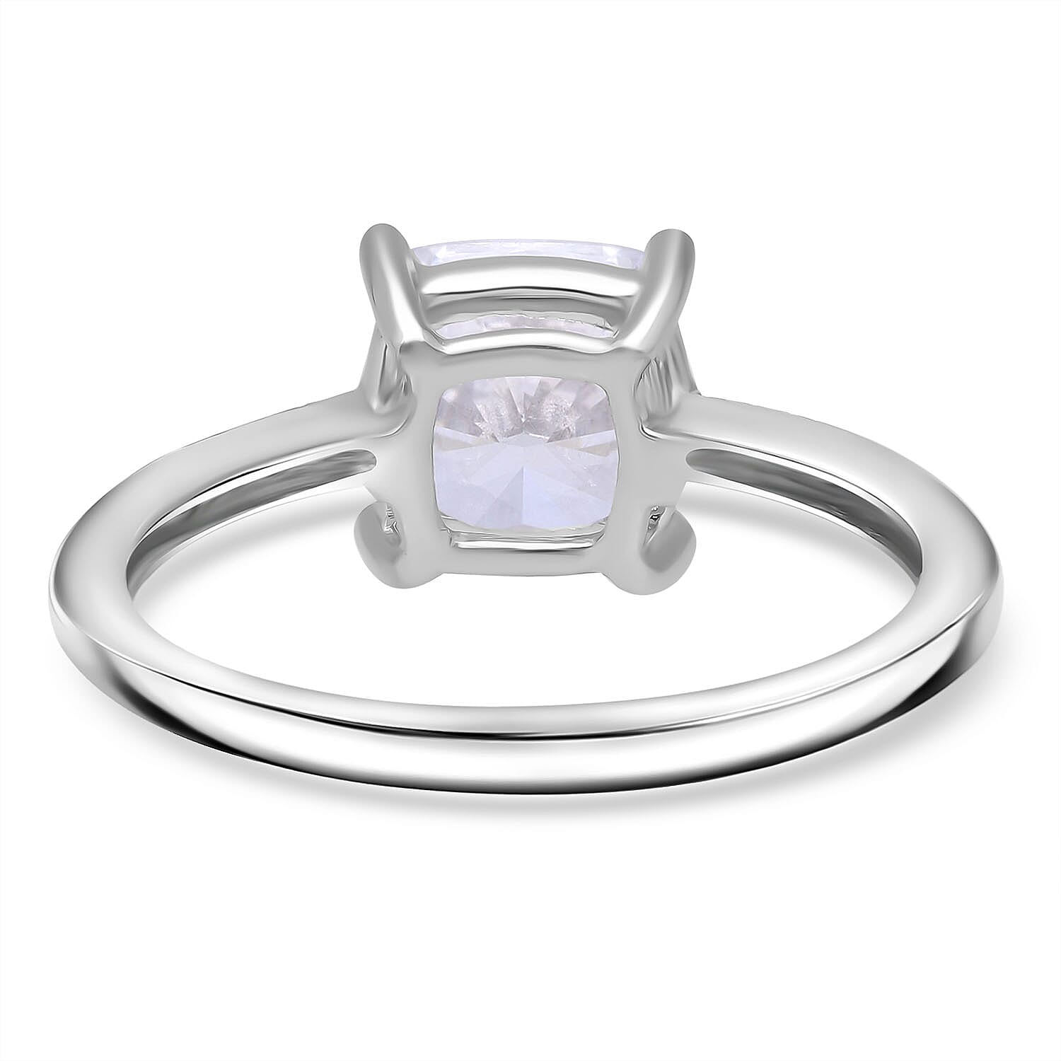 950 Platinum VS Lab Grown Diamond GH, VS Solitaire Diamond Ring, Platinum Wt.4 Gms  2.000  Ct.
