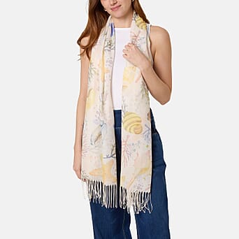 https://tjcuk.sirv.com/Products/85/2/8523256/Misumi-Sea-Shell-Print-Scarf-Size-190-X-74-Cm-Yellow_8523256.jpg?w=342&h=342