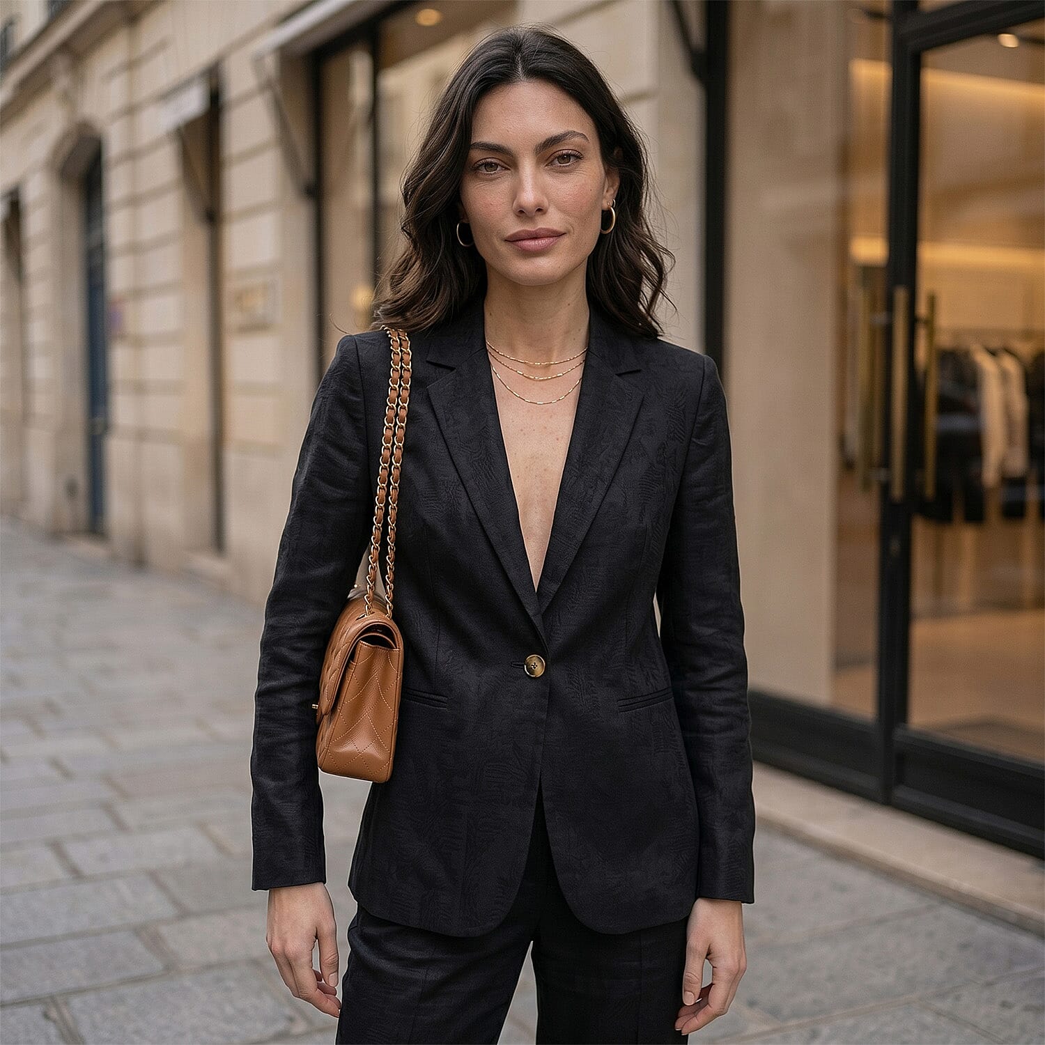 Charlotte West Linen Blazer