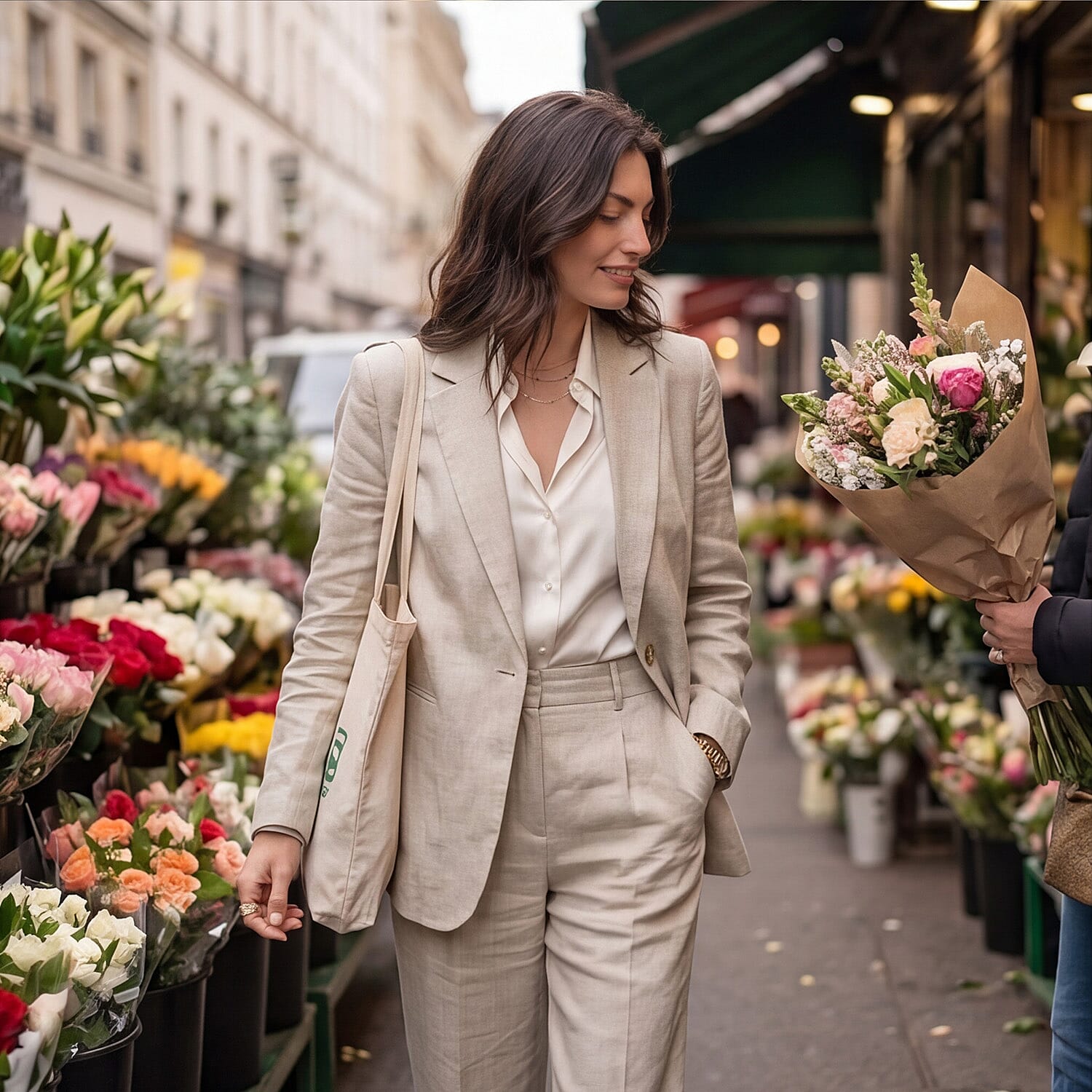 Charlotte West Linen Blazer