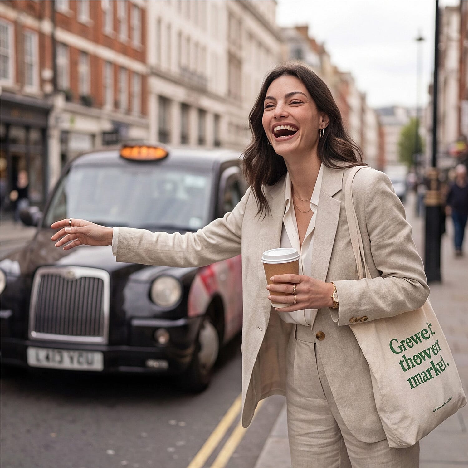 Charlotte West Linen Blazer