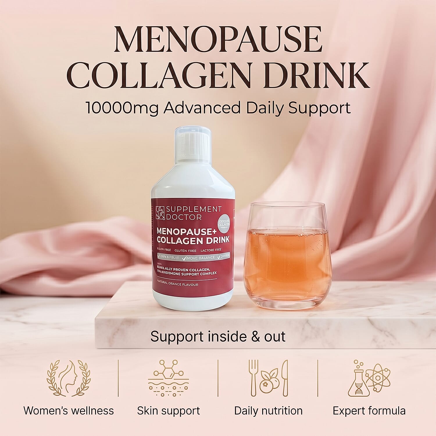 Doctors Formula Menopause- Collagen Drink (10,000mg) - 500ml