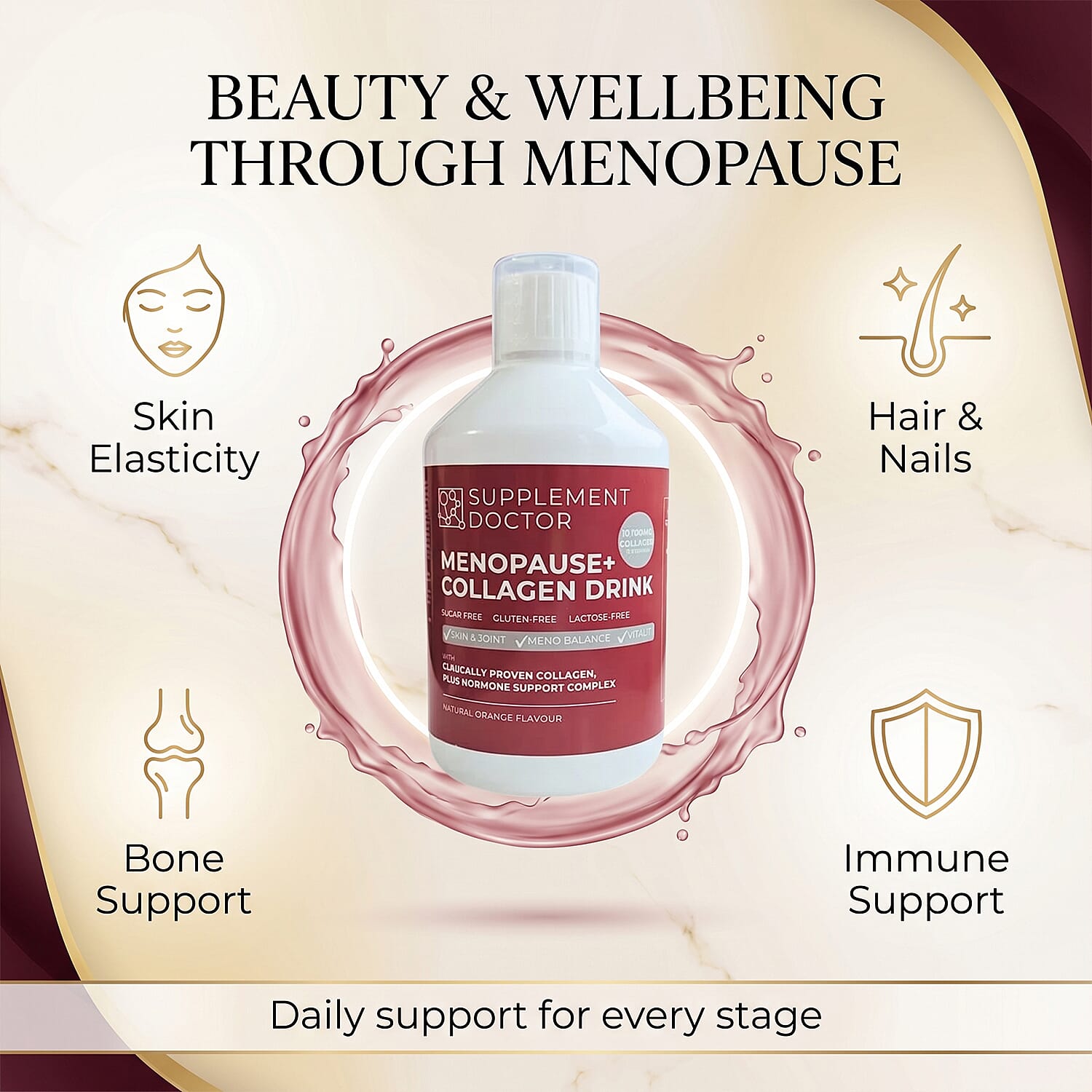 Doctors Formula Menopause- Collagen Drink (10,000mg) - 500ml