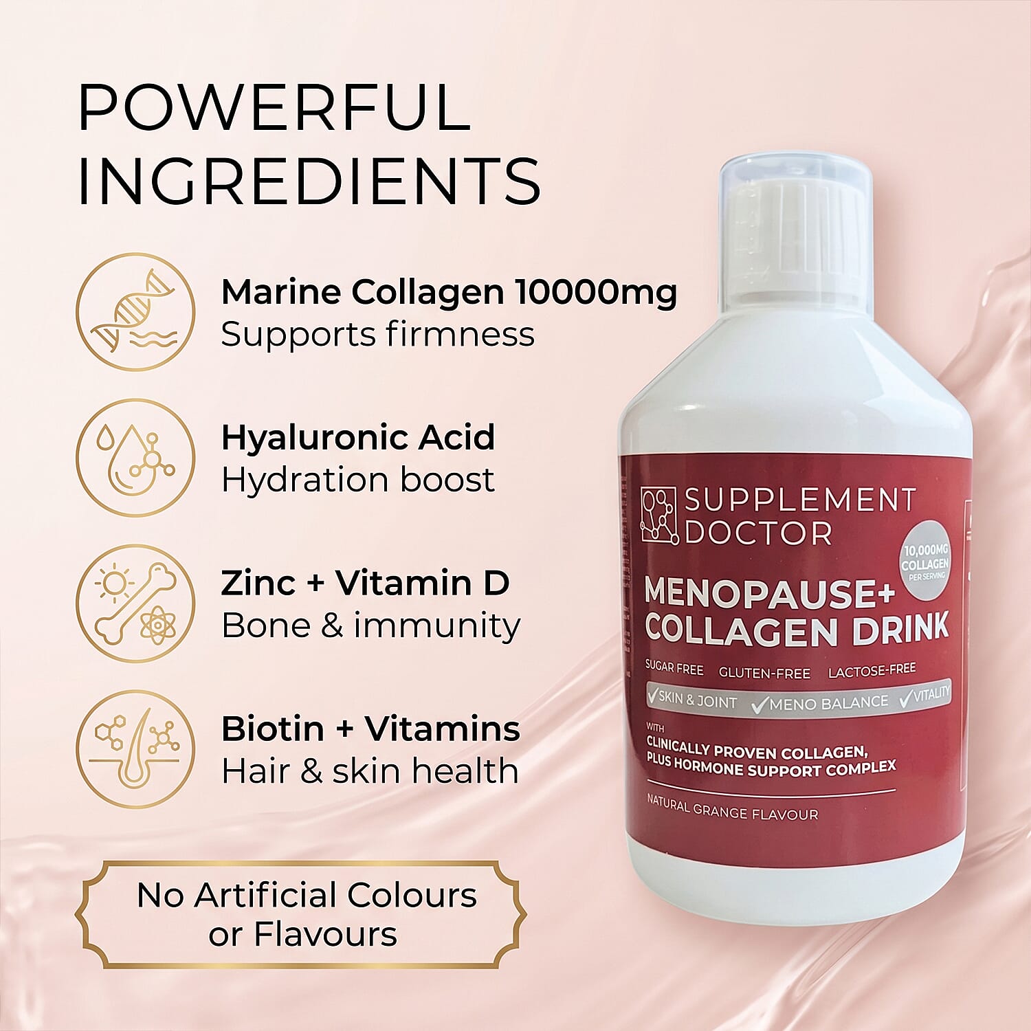 Doctors Formula Menopause- Collagen Drink (10,000mg) - 500ml