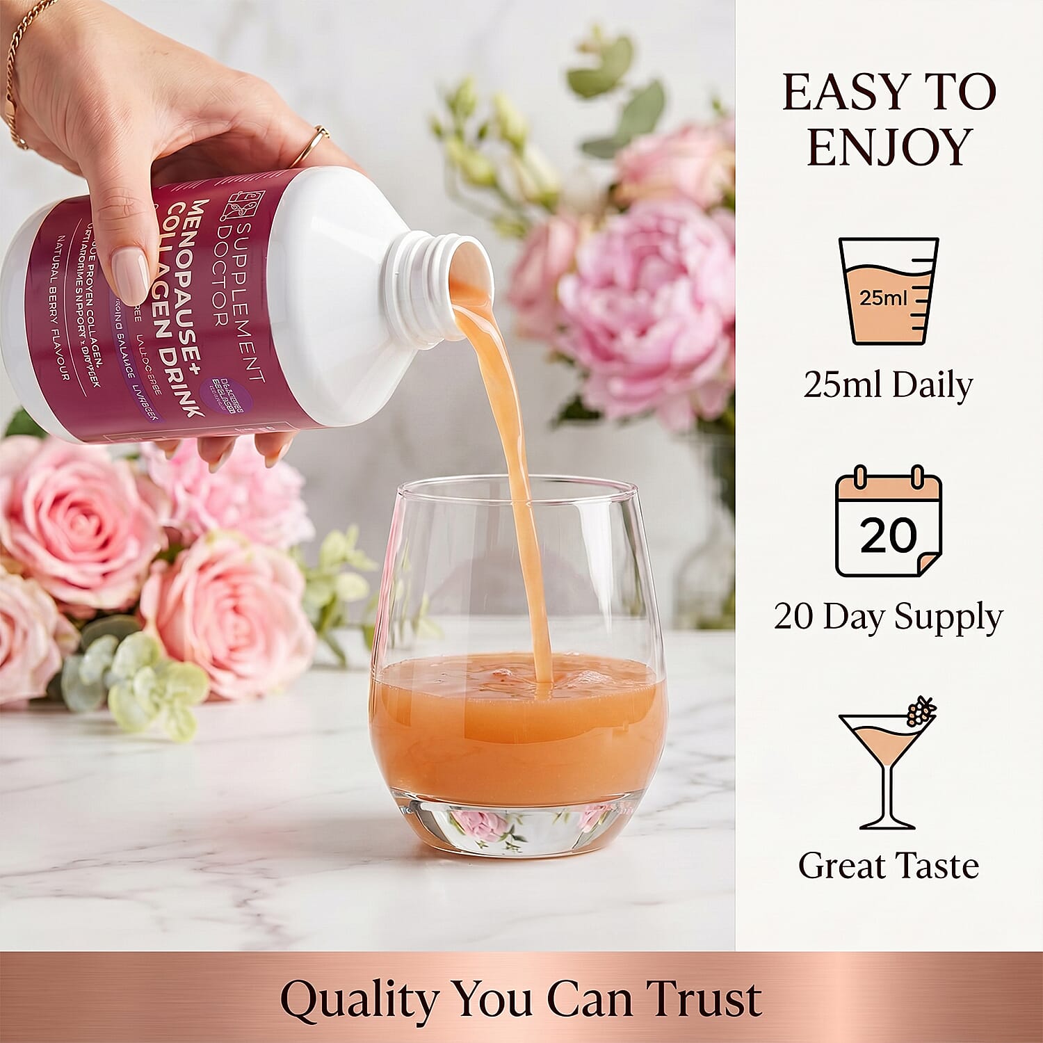 Doctors Formula Menopause- Collagen Drink (10,000mg) - 500ml