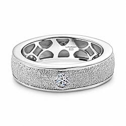 LUXURIANT Lab Grown Diamond (SI-G-H) Band Ring in Sterling Silver