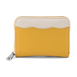 Leather Patterned Wallet (Size 11x8x2 cm) - Black
