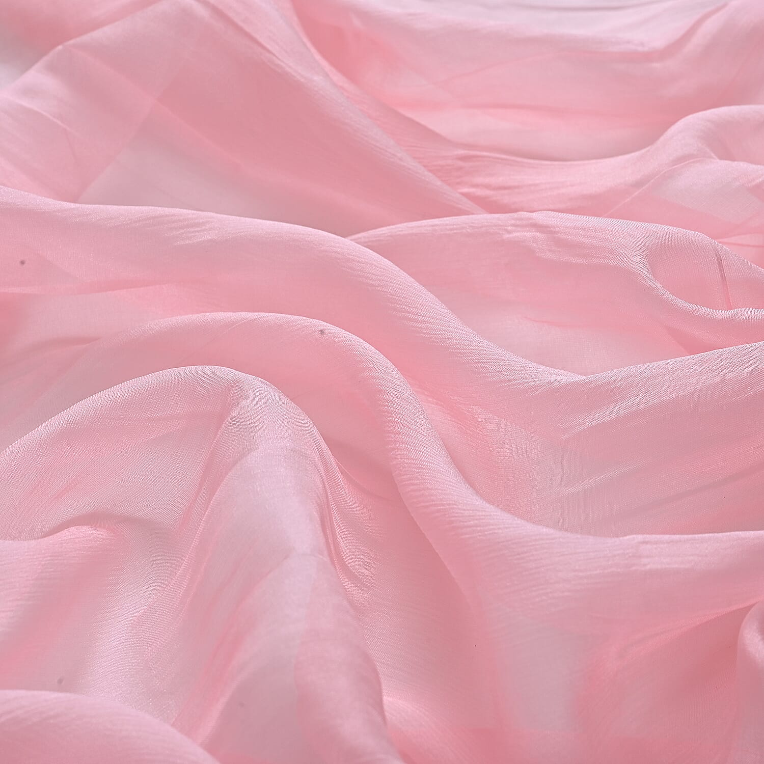 La Marey 100% Mulberry Silk Scarf (196 x 97cm) - Pink