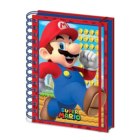 Super Mario Notebook - Red