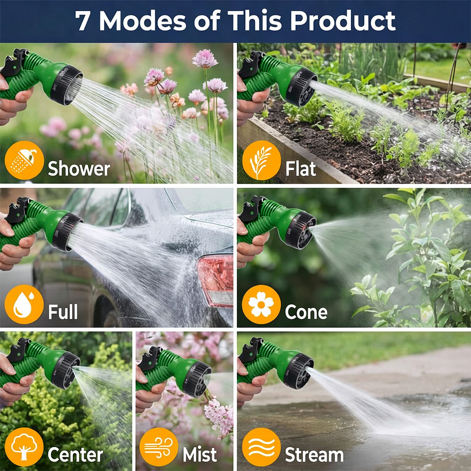 Latham - Hall 100Ft Expanding Hose Pipe - Green