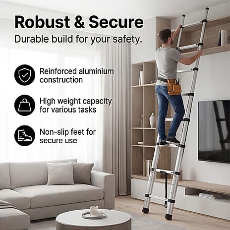 Lightweight 3.2 m Telescopic Ladder