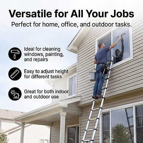 Lightweight 3.2 m Telescopic Ladder