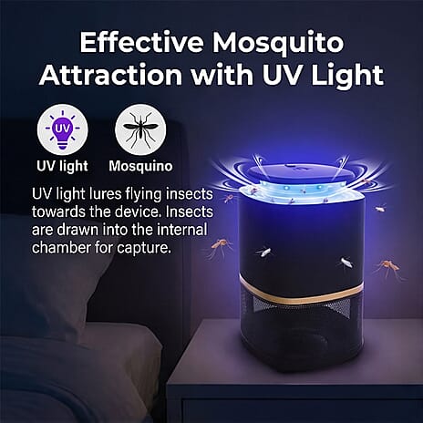 BESTSELLER - Intelligent Mosquito and Fly Zapper UV Light - Black
