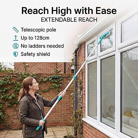 5 in 1 Window Cleaning Set (2 x Cleaning Cloths)