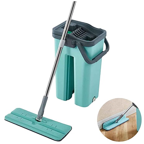 Aqua Laser Easy Flat Mop (1 x Replacement Cloth) - Green