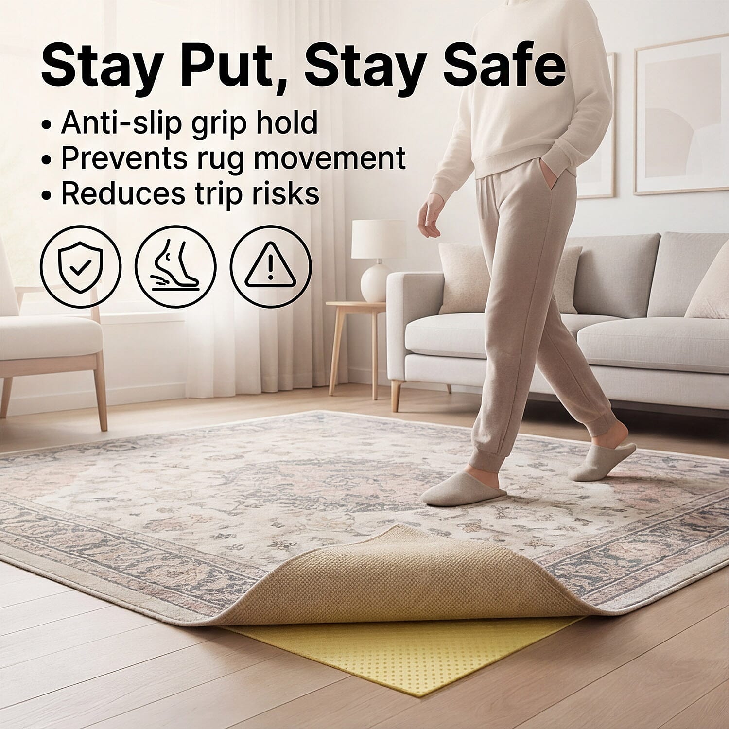 Anti-Skid Carpet Stopper