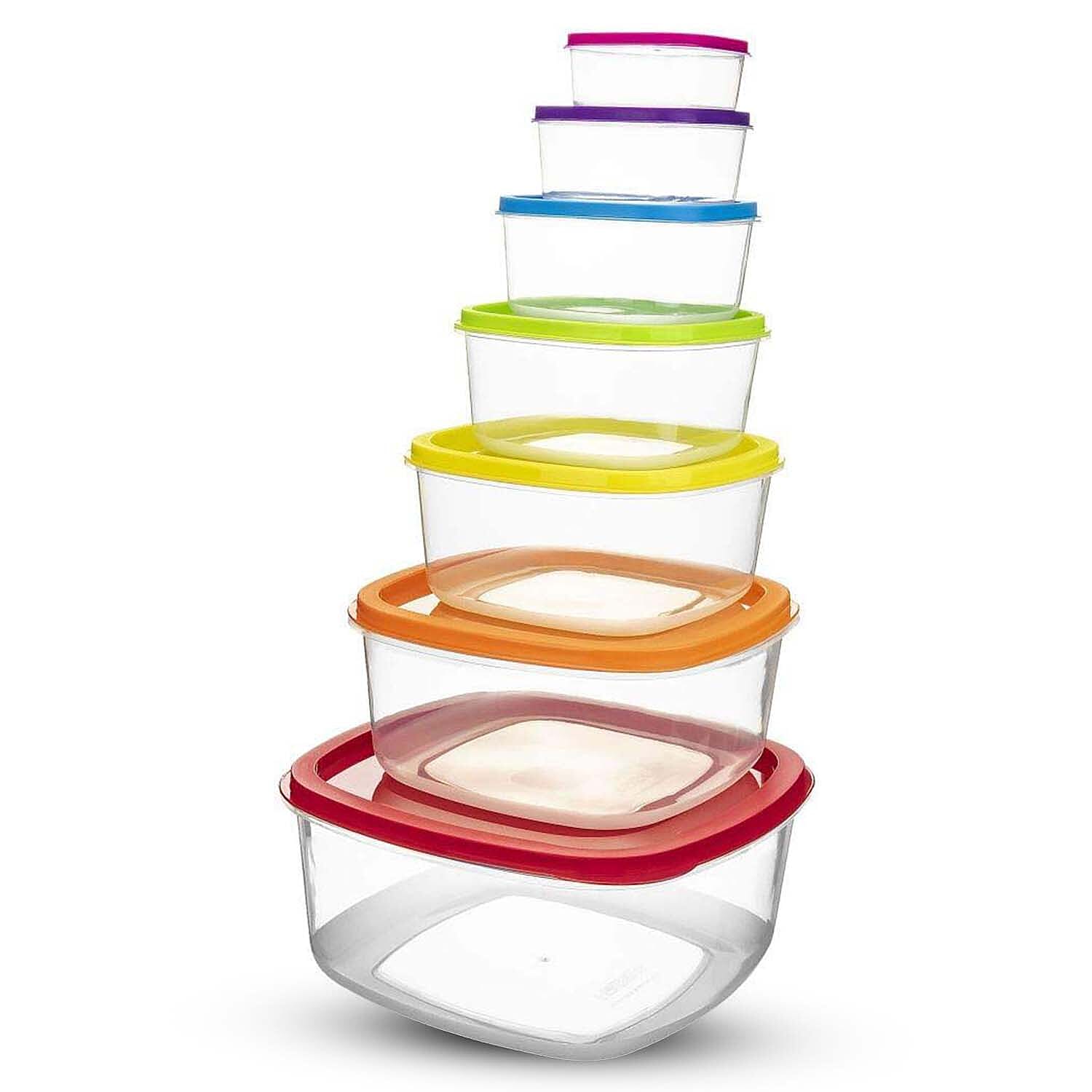 Set of 7 - Storage Container - White