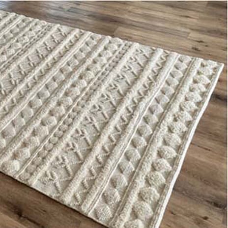 IW Special Wool Rug and Door Mat - Cream
