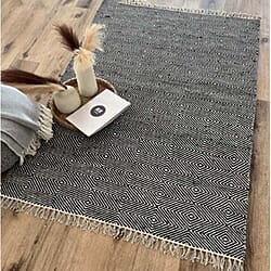 IW Special Wool Rug and Door Mat - Black