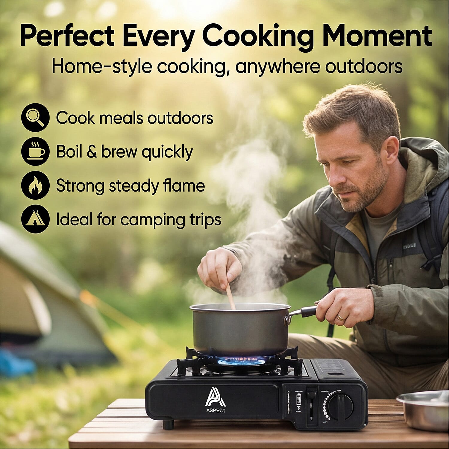 Camping-Gas-Stove-Black