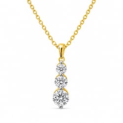 New York Close Out Deal-14K White Gold Natural Diamond I1-I2-GH Pendant 1.00 Ct.