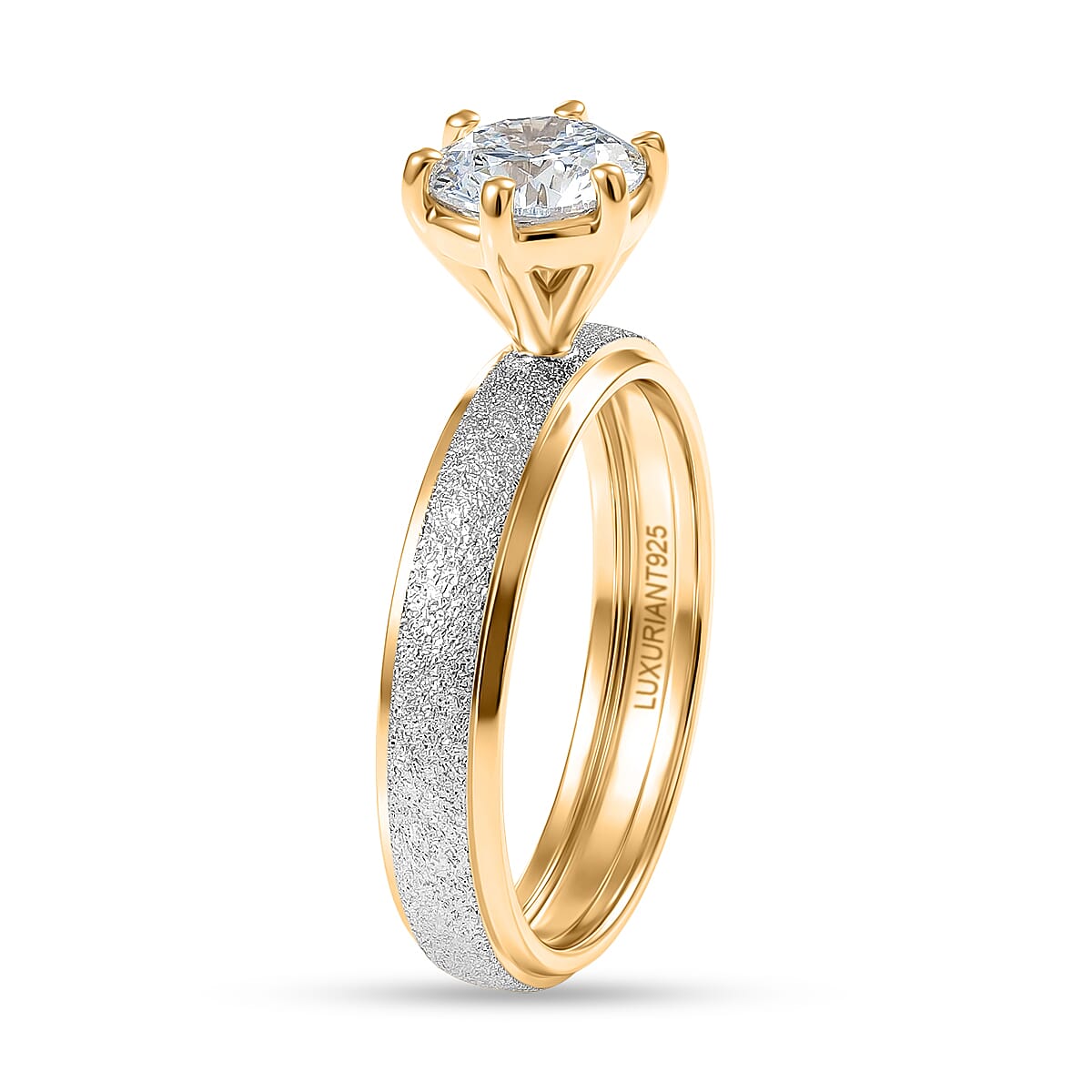 Luxuriant Lab Grown Diamond SI-GH Solitaire Ring in Sterling Silver 1.00 Ct.