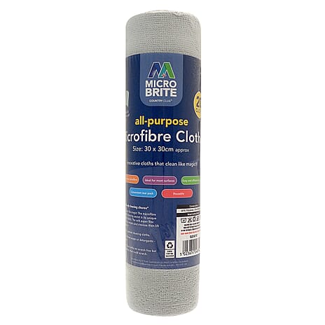 Microfibre 20pk Easyclean Tear-off Microfibre Towel - Grey