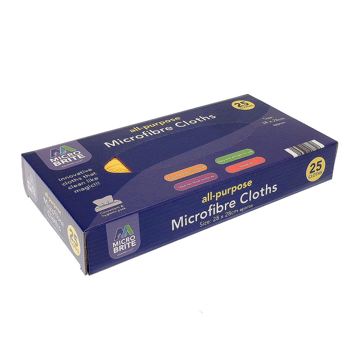 Microfibre 25pc Easyclean Microfibre Cloth - Orange