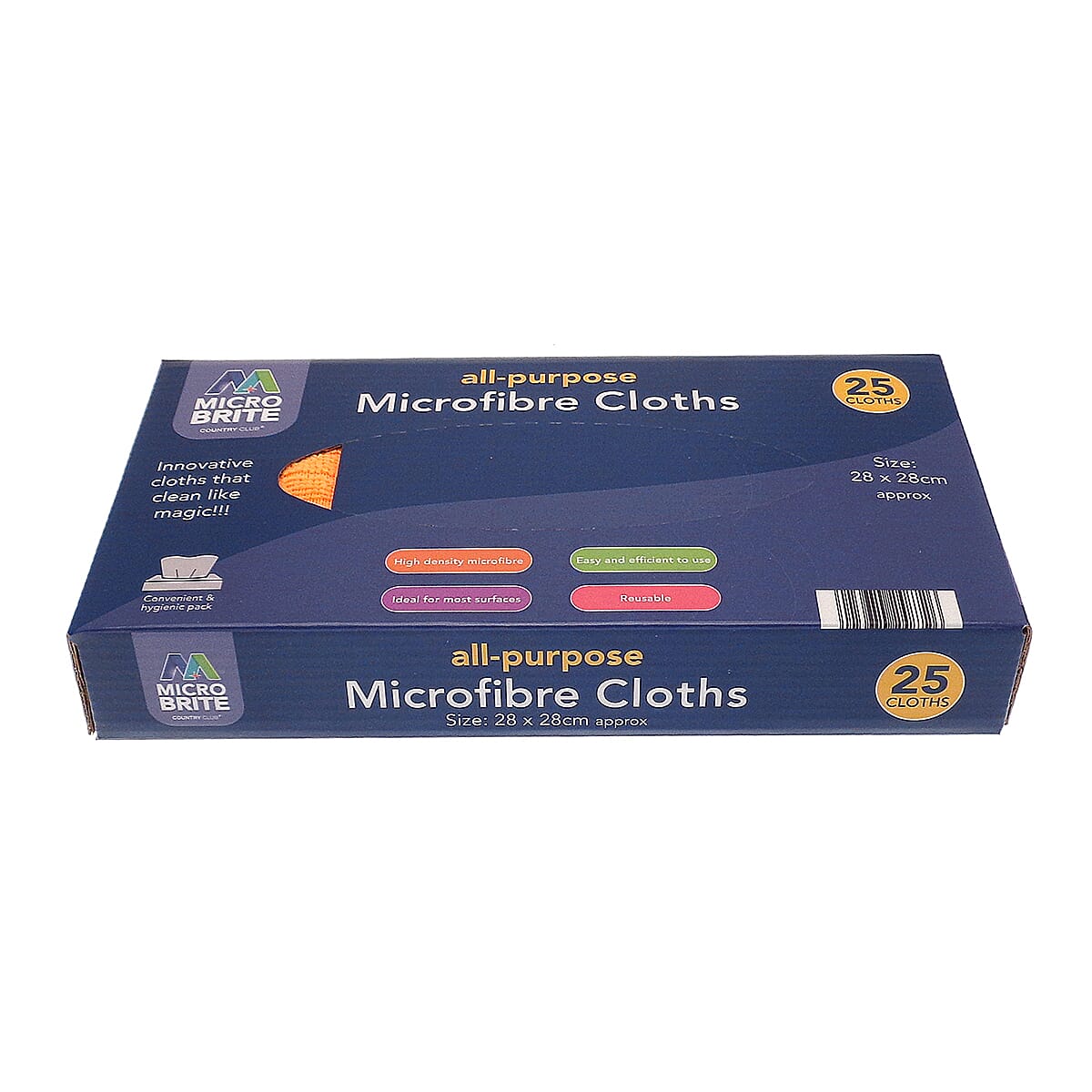 Microfibre 25pc Easyclean Microfibre Cloth - Orange