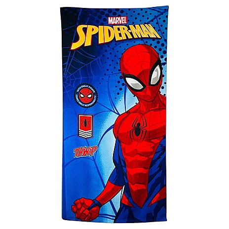 Marvel Spider-Man Microfibre Kids Towel (140 x 70 cm) - Red
