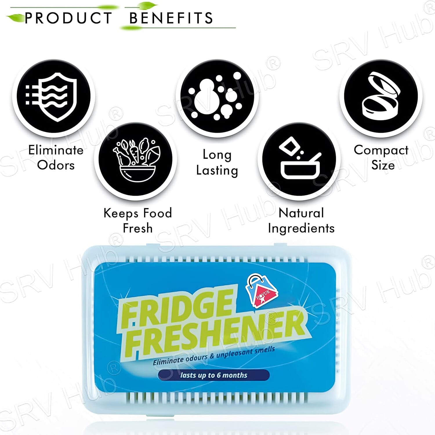 Pack of 2 Fridge Freshener - Blue